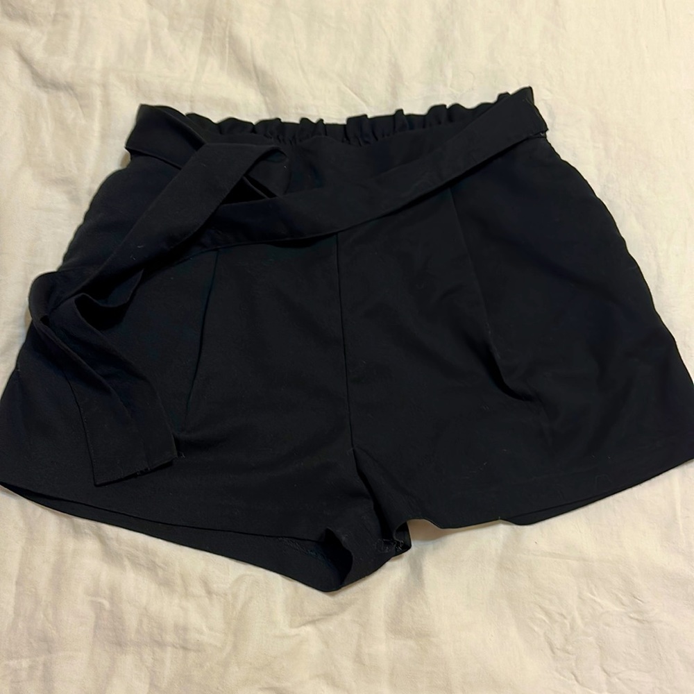 Black dress shorts
